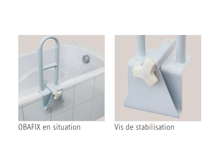 Mâner cadă Herdegen OBAFIX 550805 fix fără unelte 100 kg