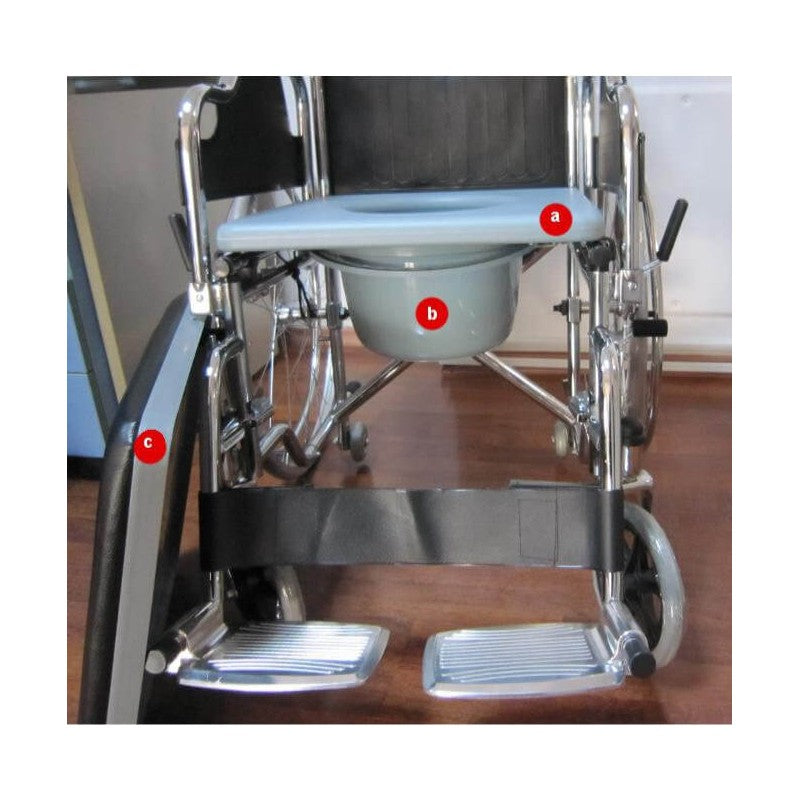 Scaun cu rotile si WC mobil RX283