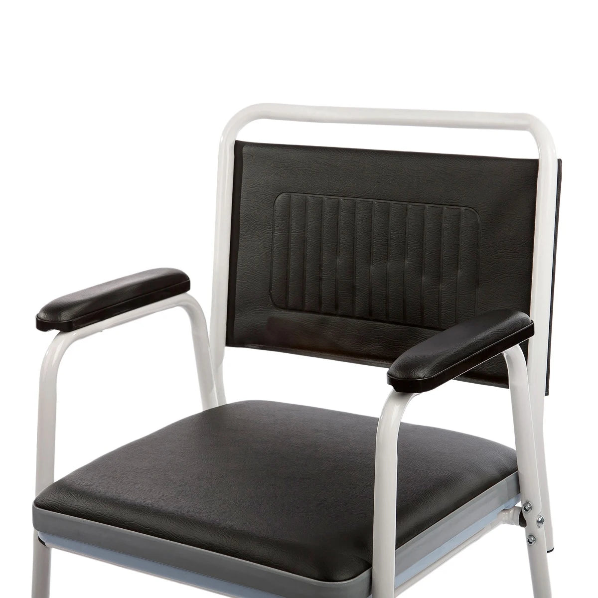 Scaun cu vas WC / toaleta, Kid-Man 02-7020, negru + alb, 51 x 47 x 84 cm