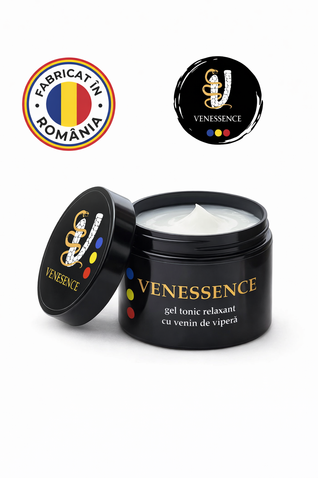 VENESSENCE 200 ml Gel tonic relaxant cu venin de viperă ammodytes