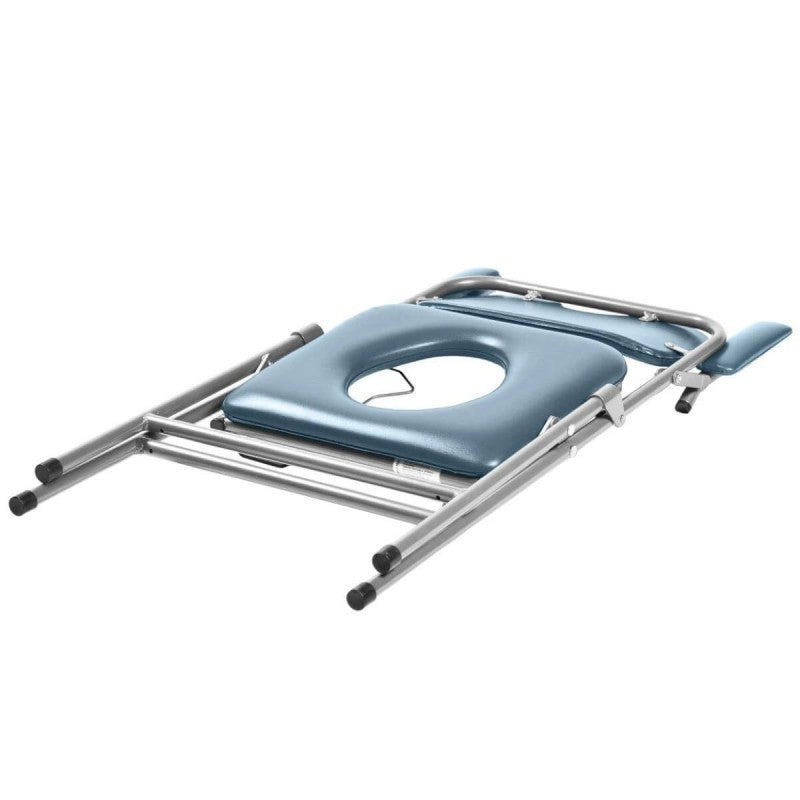 Scaun tip comoda WC pliabila cu cotiere rabatabile, Kid-Man, 120 kg