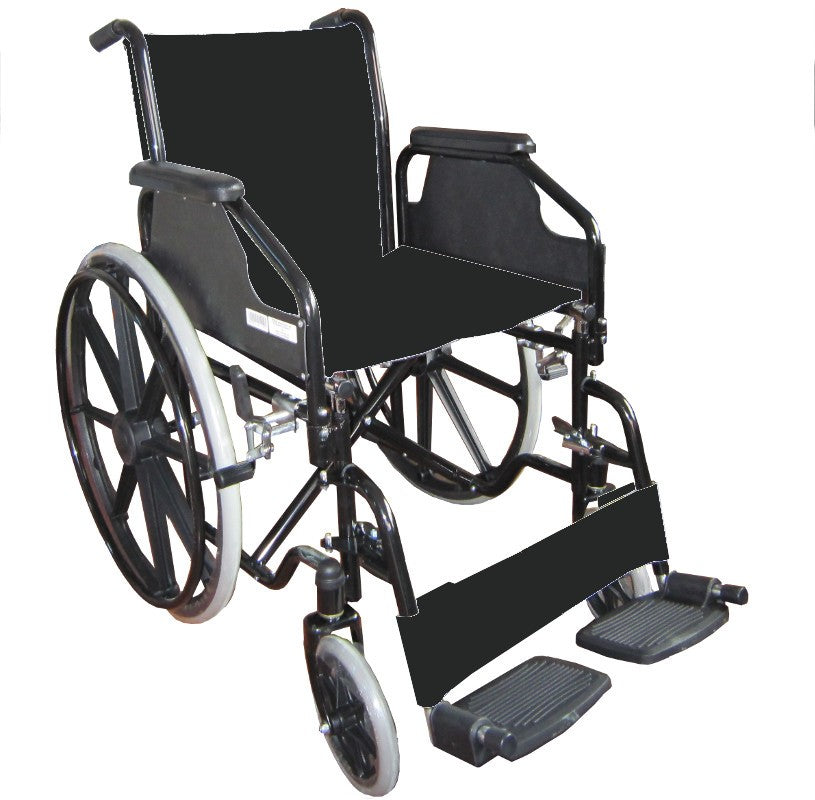 Scaun cu rotile fotoliu rulant pliabil structura otel, RX190