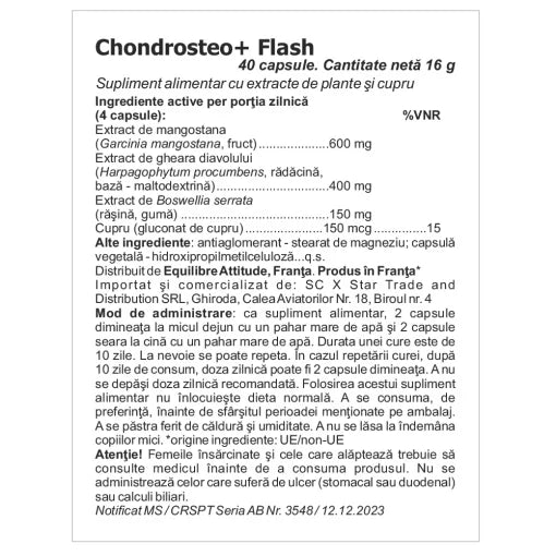 LGN Chondrosteo+ Flash, 40 capsule – Granions