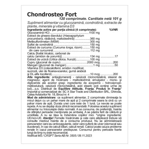 LGN Chondrosteo+ Fort, 120 comprimate – Granions