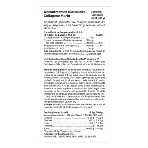 LGN Decontractant Musculaire Marine Collagen 300 g – Granions