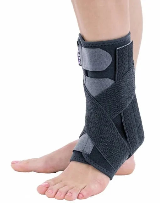 Orteza de glezna mobila cu atele metalice ANKLEFIX SPORT SRT358, marime universala, Triamed