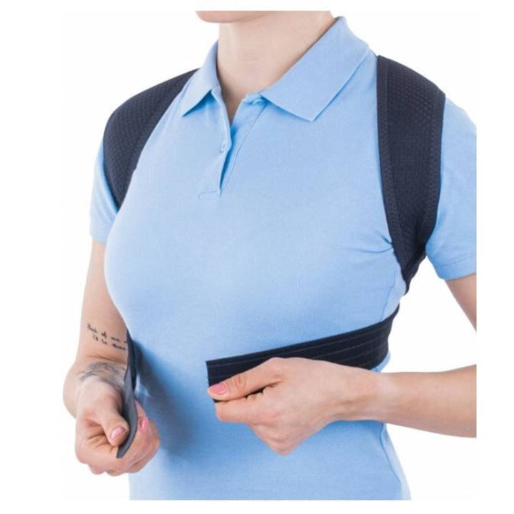 Orteza toracica rigida Triasport, SRT147, Marime universala, Negru