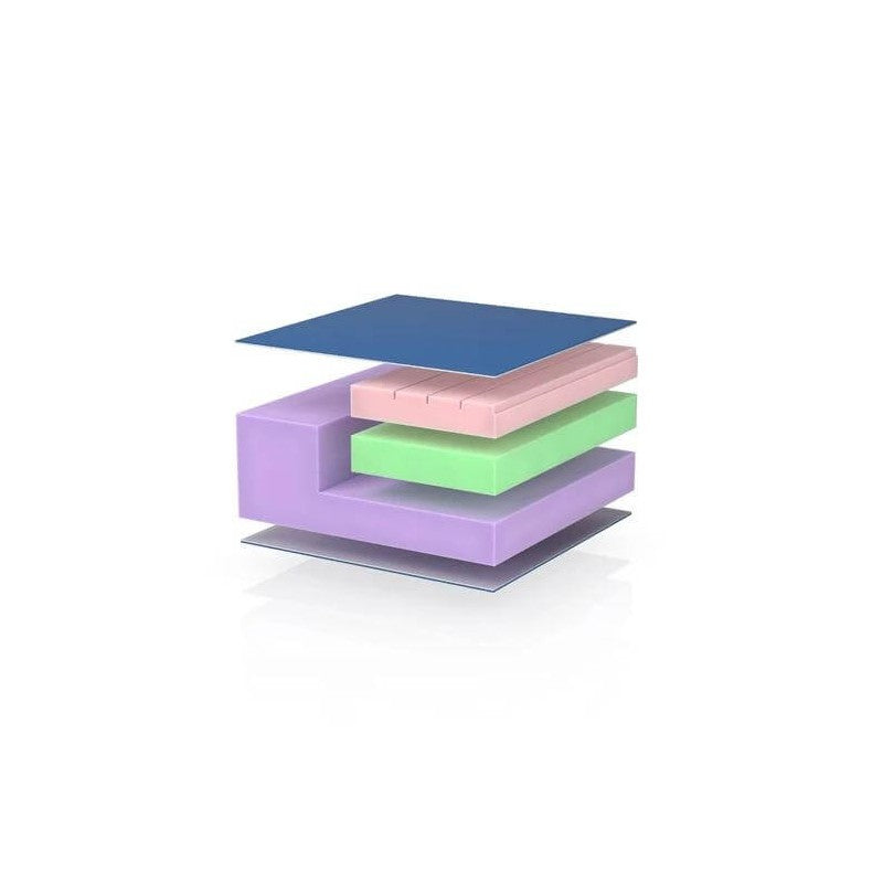 Saltea antiescare ingusta spuma 3 straturi 200x90x15 cm VISKO-3, Kid-Man