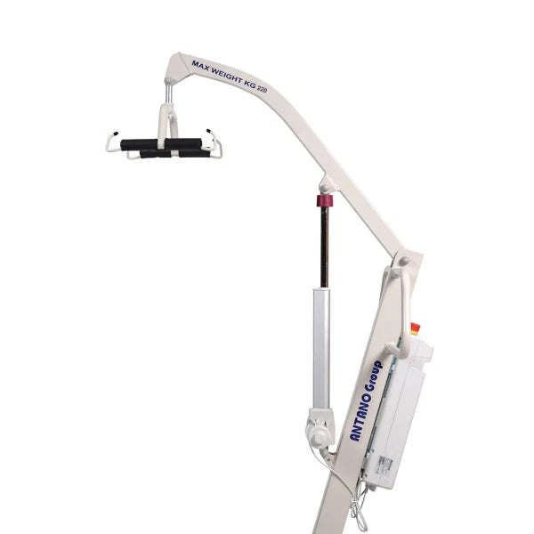 Elevator electric pacienți ANTANO ULISSE EL 220, oțel, 60×200 cm, max. 220 kg, alb